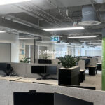 Office Furniture Brisbane Recent Deliveries - Motion Back to Back Desks - Autex Acoustic Screens