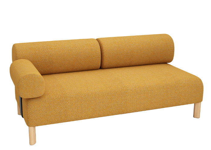Pebbles 2 Seater + 2 Backrests + 1 Armrest - Image 4