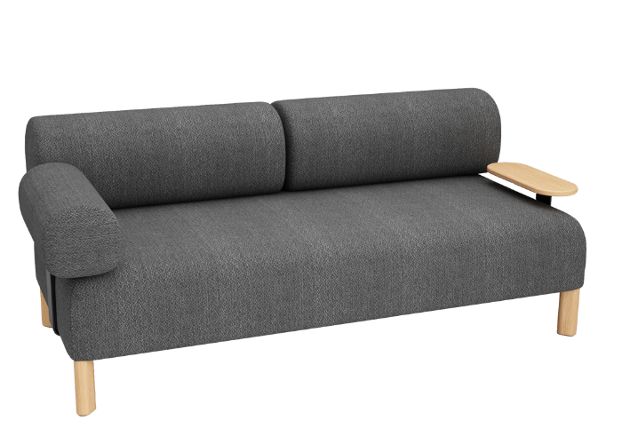 Pebbles 2 Seater + 2 Backrests + 1 Armrest + Table - Image 3